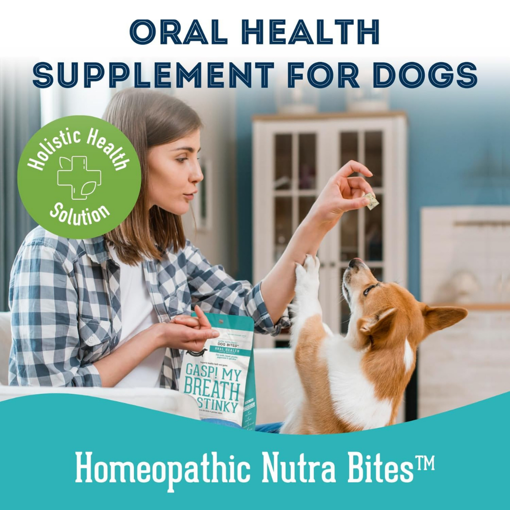 Dog Supplements-  Oral Health Supplement Dog Herbal Bites